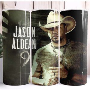 Jason Aldean 20oz Skinny Tumbler Insulated Cup